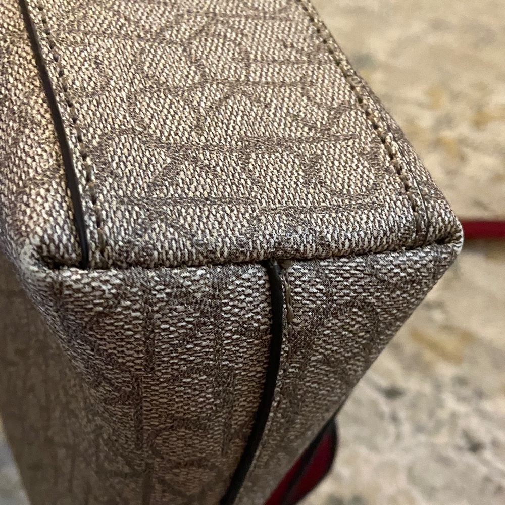 Calvin Klein Pink and Brown Crossbody Bag - Picture 10 of 12